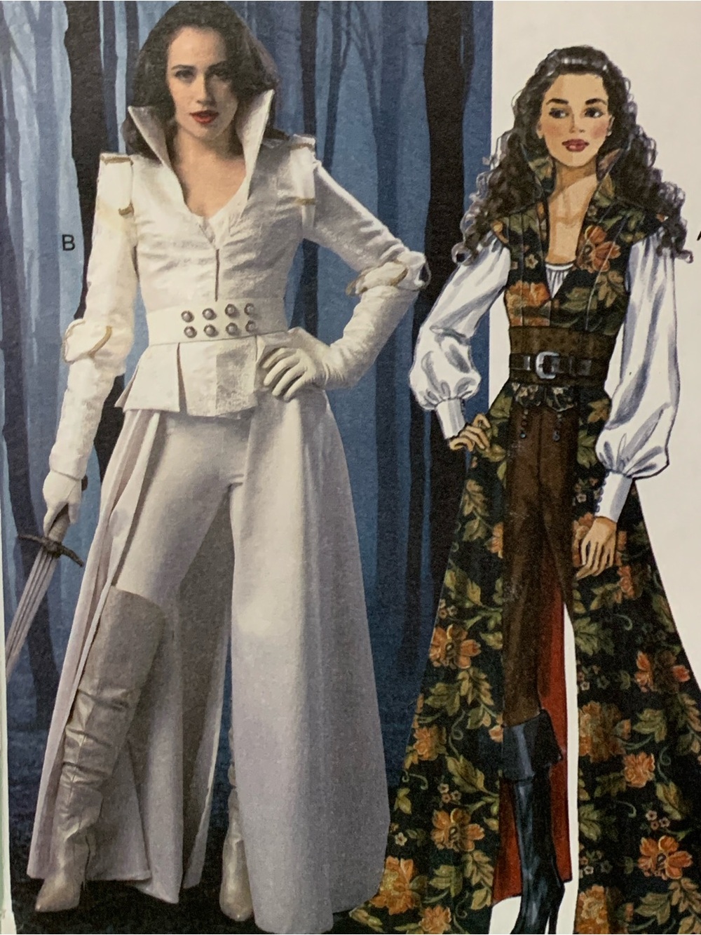 🌸 Sz 6-14 McCalls M6819 Women's Costume Coat & Pants Sewing Pattern - Picture 2 of 7